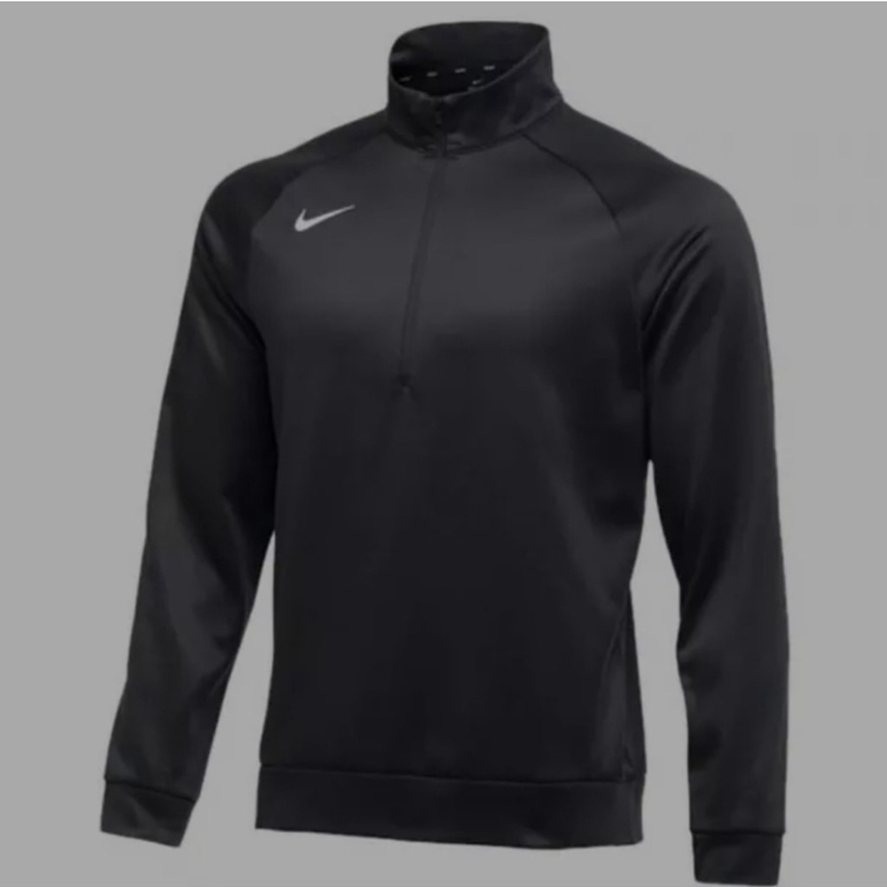 Nike Therma black Anthracite 1/4 Zip Training Top Pullover Large